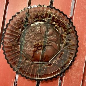 Federal Glass Pioneer Smoke Platter